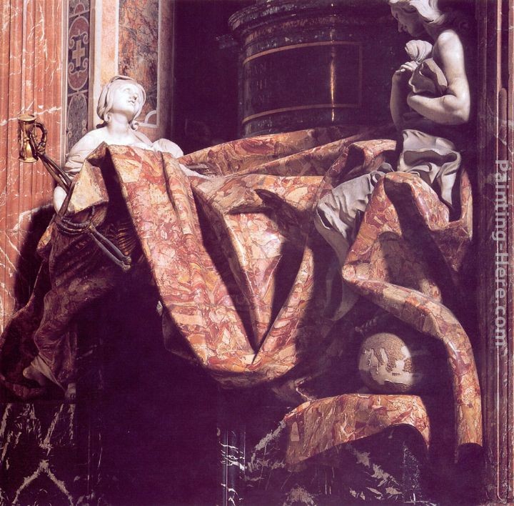 Gian Lorenzo Bernini Tomb of Pope Alexander VII [detail]